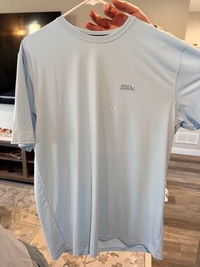 Eddie Bauer Light Blue Short-Sleeve Performance Tee